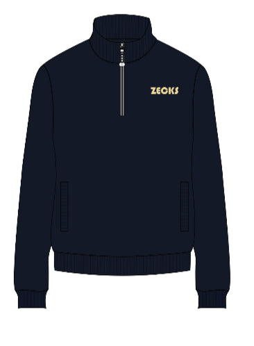 NAVY BLUE QUARTER ZIP